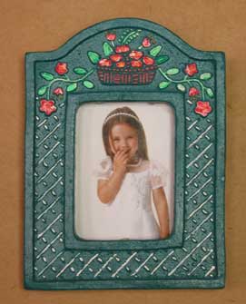 Mexican Ceramic Hand Painted Picture Frames